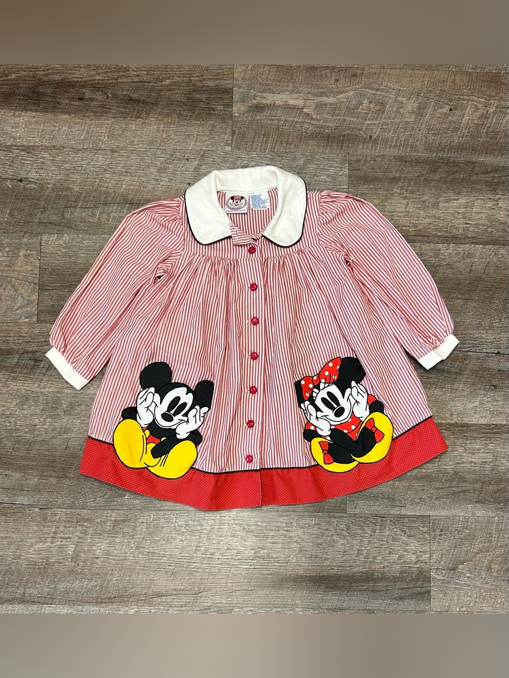 Minnie’s Corner by Youngland Vintage Mickey & Minnie Dress | 4T 🎀❤️